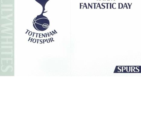 Tottenham Hotspur Birthday Card with Badge Extra Image 1